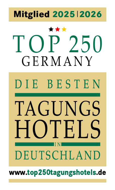 Mitglied 2025/2026 Top 250 Germany Die besten tagungs hotels in Deutschland 